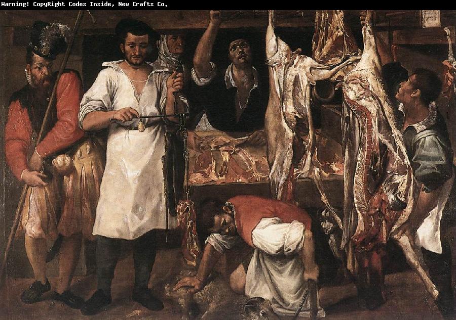 CARRACCI, Annibale Butcher's Shop